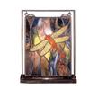 Meyda Tiffany 56831 Dragonfly Lighted Decorative Mini Tabletop Window, 9.5" Width x 10.5" Height view 1