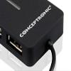 Conceptronic 4 Port USB 2.0 Mini Design Hub view 3