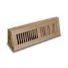 Truaire C168-OBF 15-Inch(Duct Opening Measurements) Floor Supply Solid Baseboard Diffuser, Natural Oak Finish view 1