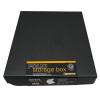 Lineco Folio Storage Box. Archival Clamshell with Metal Edge Boxboard, 11 x 14 x 1.75 Inches, Longevity Organize and Store Photos Documents Craft Cards Magazine Prints Wedding Dresses DIY, Black view 1