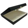 Lineco Folio Storage Box. Archival Clamshell with Metal Edge Boxboard, 11 x 14 x 1.75 Inches, Longevity Organize and Store Photos Documents Craft Cards Magazine Prints Wedding Dresses DIY, Black view 2