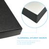 Lineco Clamshell Folio Storage Box, 16.5" x 20.5" x 1.75" Prints, Metal Edge Archival Boxboard, Color: Black view 4