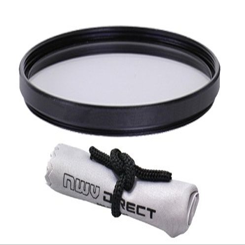 High Grade Multi-Coated Multi-Threaded UV (Skylight 1A) Filter (95mm) + Nwv Direct Microfiber Cleaning Cloth. (Alternative For Hoya Part# B95SKY)