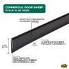 MD Building Door Sweep, Commercial Screw-On, Bronze, 48in view 2