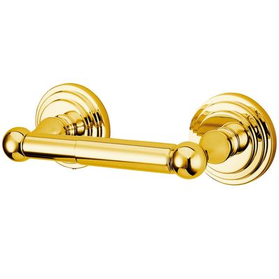 Kingston Brass BA2718PB Milano Toilet Paper Holder, Polished Brass,9-1/4" Length