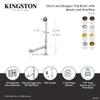 Kingston Brass CC2091 Brass Claw Foot Bath Drain, 27-Inch,Polished Chrome view 4