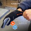Ergodyne ProFlex 9000 Certified Lightweight Anti-Vibration Work Glove, Large, Black view 4