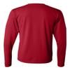 100% Polyester Moisture-Wicking Long-Sleeve T-Shirt (788) Red, 2XL view 4