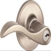 Dexter by Schlage J54SEV619 Seville Keyed Entry Lever, Satin Nickel view 2