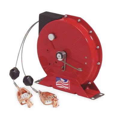 50' Grounding Reel with Dual Cable