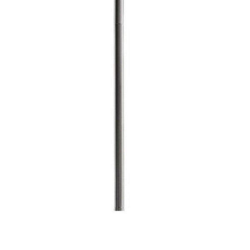 Kichler 2999MCH Accessory Stem 0.5 x 12-Inch, Midnight Chrome