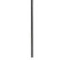Kichler 2999MCH Accessory Stem 0.5 x 12-Inch, Midnight Chrome view 1