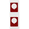 Brady PTLEP-167-593-RD 1.5" Height, 1.2" Width, B-593 Adhesive-Taped Polyester, Red Color Raised Panel Labels For TLS Printers (Pack Of 100) view 2
