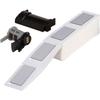 Brady PTLEP-173-593-SL 1" Height, 2" Width, B-593 Adhesive-Taped Polyester, Silver Color Raised Panel Labels For TLS Printers (Pack Of 100) view 1