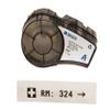Brady Authentic (M21-750-430) Harsh Environment Polyester Label for Lab, Asset Tracking and Datacom Labeling, Black on Clear- For M210, M210-LAB, M211, BMP21-PLUS and BMP21-LAB Printers, .75" W 21' L view 1