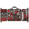 Apollo Tools 71 Piece Complete Household Tool Set with Clamp, Hacksaw, Carpenter Square, Screwdriver and Plier Sets for College, Home Repairs and DIY - Red - DT0204 view 1