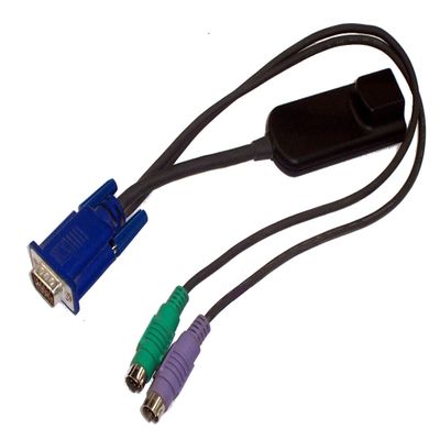 Avocent DSRIQ-PS2 Black HDMI Male-to-Male RCA KVM Cable, 1 Count, Indoor Use, Connects Computer, Monitor, Projector