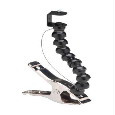 AMERICAN DYNAMICS C2122-14 Flex Arm Clip Mount Bracket for Fixed Camera, Black.