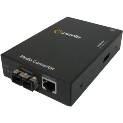 PERLE SYSTEMS S-1110-M2SC05 MEDIA CONVERTER PERP 10/100/1000-1000B-SX 550M 85