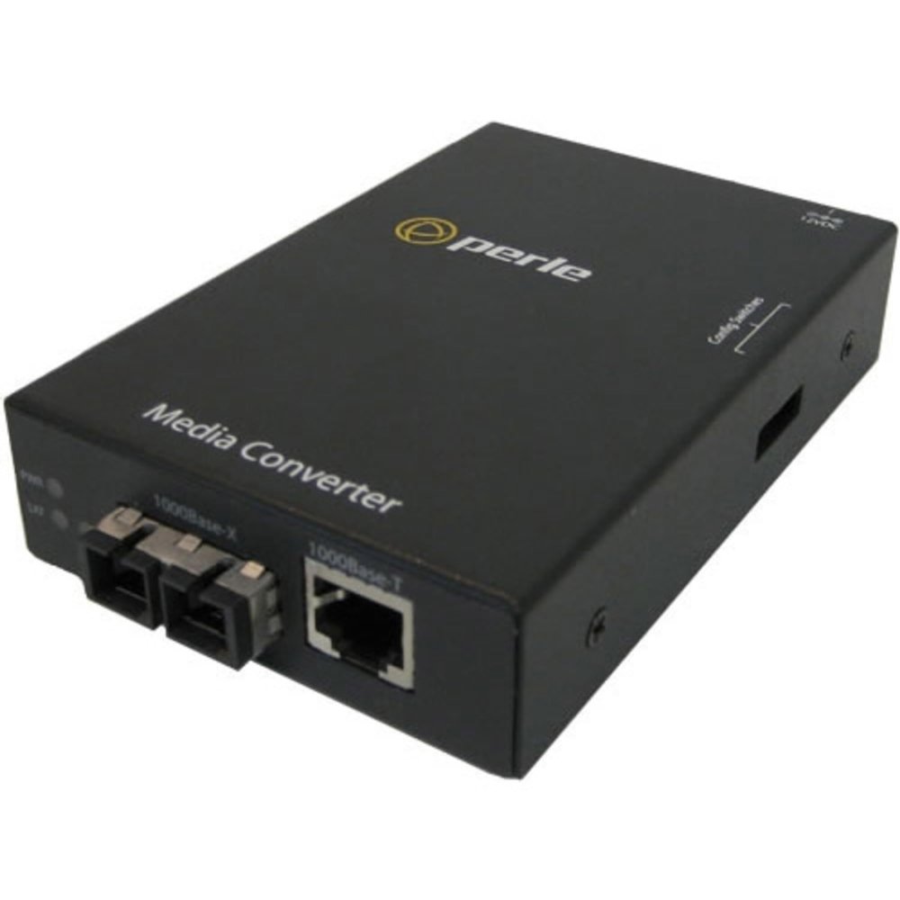 PERLE SYSTEMS S-1110-M2SC05 MEDIA CONVERTER PERP 10/100/1000-1000B-SX 550M 85