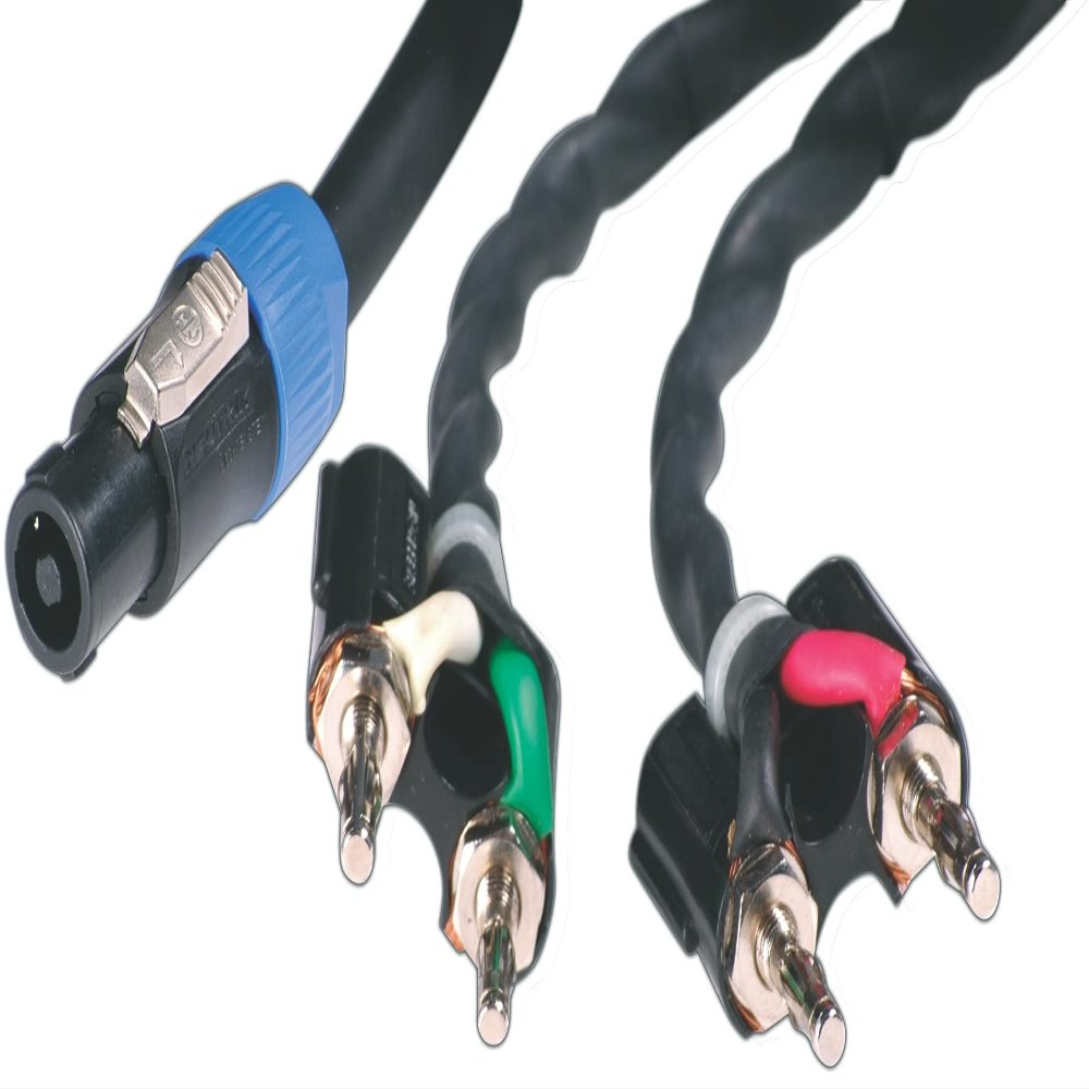 Pro Co S114BN-50 Banana(X2)-Speakon Speaker Cable - 50 Feet