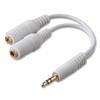 Belkin Speaker and Headphone Splitter, White view 1