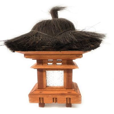 Tikimaster Balinese Sconce 20" w/Coconut Husk Roof - Wall Hanging | #ptb2900812