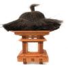Tikimaster Balinese Sconce 20" w/Coconut Husk Roof - Wall Hanging | #ptb2900812 view 1