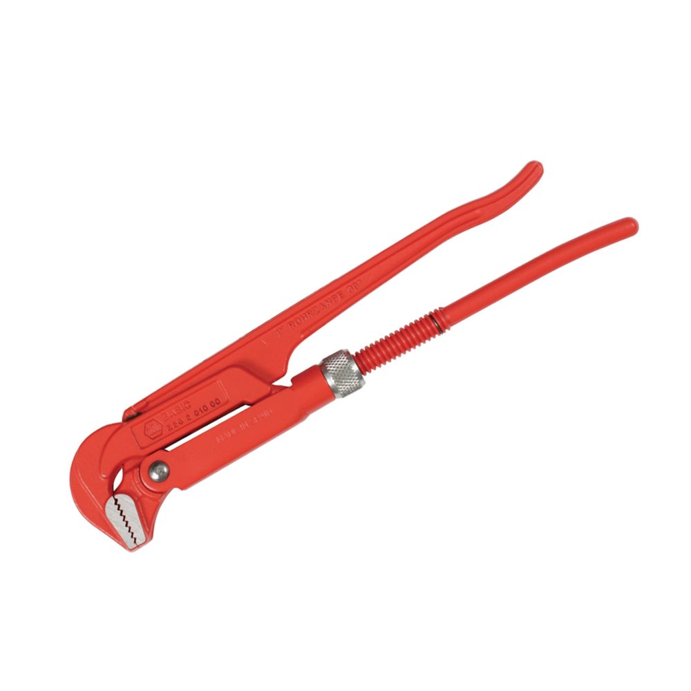 Wiha 32978 Pipe Wrench, Heavy Duty 90-Degree, Jaw 1.5-Inch, Length 12.2-Inch