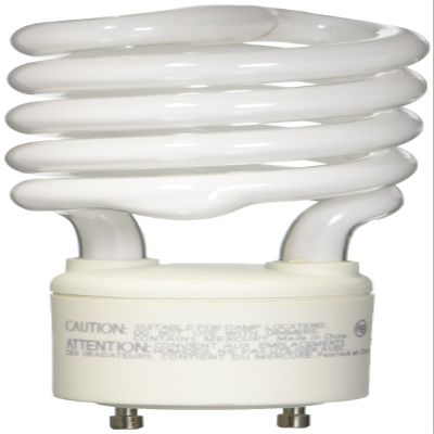 TCP SpringLamp CFL, 100W Equivalent, Soft White (2700K), GU24 Base Spiral Light Bulb
