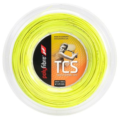 Polyfibre Unisex's Tcs 200M Neonyellow 1,25 mm String Reel-Yellow