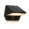 Classy Caps Solar Deck & Wall Light - Black Aluminum - Warm/Cool Light Color Modes - Ideal for Decks, Railings, Stairs, & Fences (Black) view 1