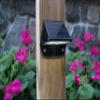 Classy Caps Solar Deck & Wall Light - Black Aluminum - Warm/Cool Light Color Modes - Ideal for Decks, Railings, Stairs, & Fences (Black) view 2