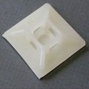 AVB Cable AM-1000-WH 1 x 1 Adhesive Cable Tie Holder, White, Sold 100/ Pack