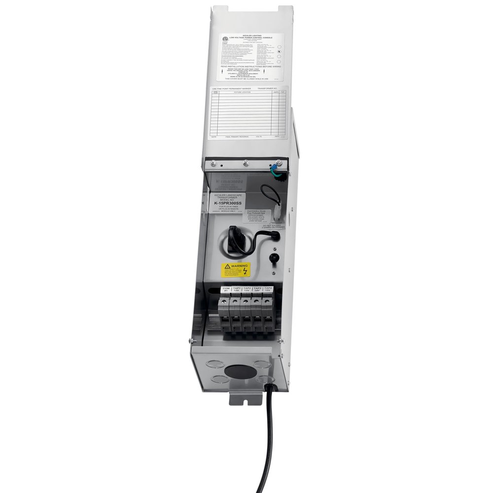 Kichler Pro Series Landscape Lighting Transformer, Stainless Steel