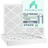21x21x1 (Actual Size) Accumulair Platinum 1-Inch Filter (MERV 11) (4 Pack) view 1