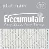 Accumulair Platinum 20x22x1 (19.75x21.75) MERV 11 Air Filter/Furnace Filters (4 pack) view 1