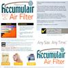 Accumulair Platinum 20x22x1 (19.75x21.75) MERV 11 Air Filter/Furnace Filters (4 pack) view 3