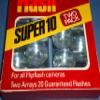 GTE Sylvania Flip Flash Flashes for all Flipflash Cameras (10 Flashes) view 3