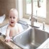Kindred FDS804NB Large Double Bowl Stainless Steel 33x22in. Topmount Sink view 4