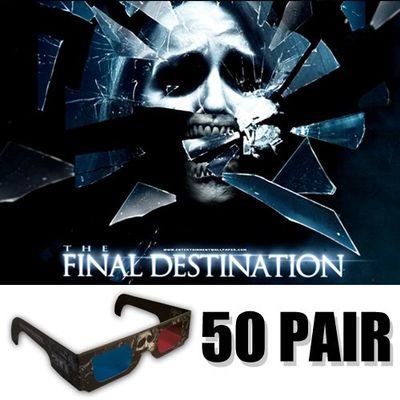 The Final Destination 3D Glasses Ultimate Party Pack (GLASSES ONLY 50 Pair)
