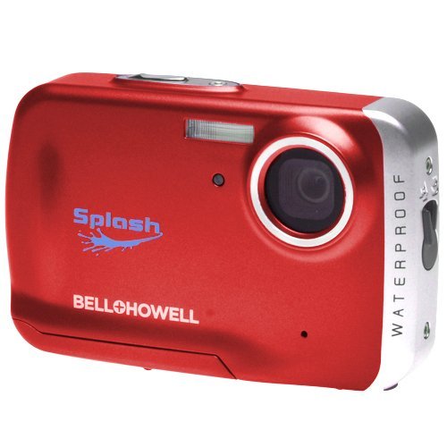 Bell and Howell WP5-R Splash WP5 12MP Waterproof Digital Camera with 2 GB Memory Card (Red)