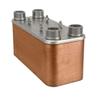 BRAZETEK 80 Plate Heat Exchanger Brazed Plate - Stainless Steel SS 316L, Dimensions 5x12, Ports 1-1/4" MNPT Hydronic Heating, Radiant Floor Heat, Domestic Hot Water Heating, Snow Melt, Oil Cooling view 1