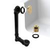 Westbrass Twist & Close Sch. 40 ABS Bath Waste with One-Hole Elbow, Polished Brass, D49411-01 view 3