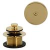 Westbrass Twist & Close Sch. 40 ABS Bath Waste with One-Hole Elbow, Polished Brass, D49411-01 view 4