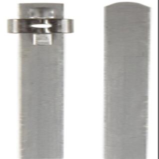 BAND-IT AS2229 Mini Tie-Lok 0.177" Wide x 0.015" Thick x 10" Length, 304 Stainless Steel Smooth ID Tie With A Low Profile (100 Per Bag)