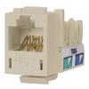 Hubbell HXJ5EOW Speedgaina Category 5e Jack44; Universal44; Office White view 1