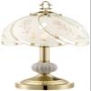 Regency Hill Traditional Accent Table Lamp 15" High Polished Brass Gold Floral Etched Art Glass Shade Touch On Off Decor for Bedroom House Bedside Nightstand Home Office view 1