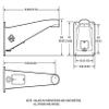 PELCO IWM-GY DOME MOUNT W CABLE FEED THROUGH GREY FOR SPECTRA view 2