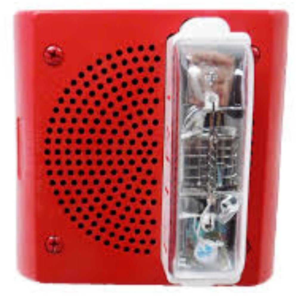WHEELOCK ET70WP-2475C-FR 75CD, WTHPRF, RD, 8W SPKR STR, 24 VDC, CEIL